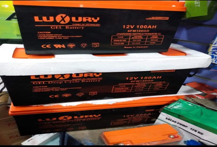Vietnamese batteries for Kasri agency 100 amps 150 amps 200 amps